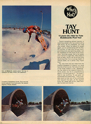 Tay Hunt - Badlands Skateboards at Sk8Kings.com