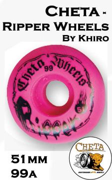 CHETA WHEELS BY KHIRO - Ripper Wheels 51mm / 99a - (set of 4 wheels)