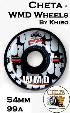CHETA WHEELS BY KHIRO - WMD Wheels 54mm / 99a - (set of 4 wheels)