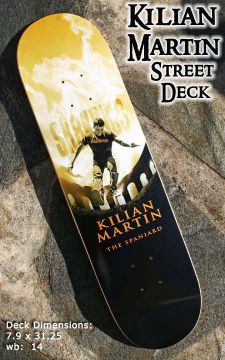 Sk8Kings Collector Deck - Kilian Martin Pro Street - 7.9 x 31.25