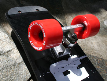 Blaster Complete with Functional Kicktail Setup - rear truck mounted before the kicktail  at Sk8Kings.com