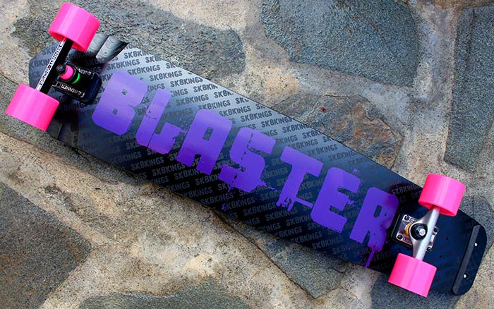 Blaster Complete with Torsion Tail Setup - rear truck mounted in the kicktail at Sk8Kings.com