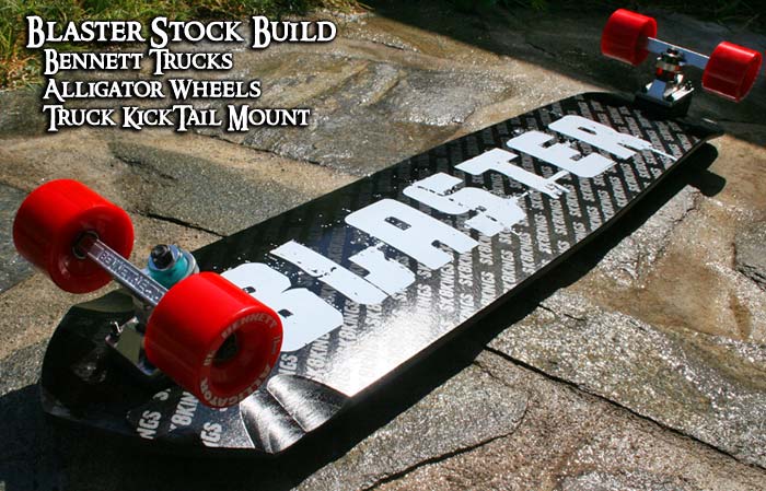 Blaster Complete with Torsion Tail Setup - rear truck mounted in the kicktail at Sk8Kings.com