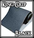 BLACK GRIP TAPE - HARDCORE, MED or FINE (12" long increments)