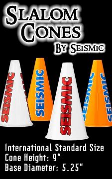 SEISMIC SLALOM CONES (set of ten)