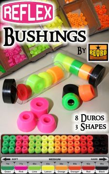 ABEC 11 - REFLEX BUSHINGS - 8 DUROS / 4 SIZES - (one bushing)