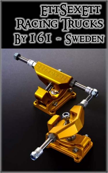 161 RACING TRUCKS (EttSexEtt) SWEDEN - SET OF TWO TRUCKS