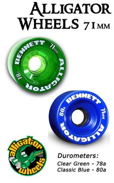 BENNETT - Alligator Wheels - 71mm (Two Wheels)