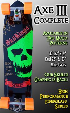 Sk8Kings Slalom Complete - Axe III Skully - Axe Fiberglass HP Racing Series