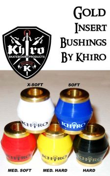 KHIRO GOLD INSERT BUSHINGS (for one truck)