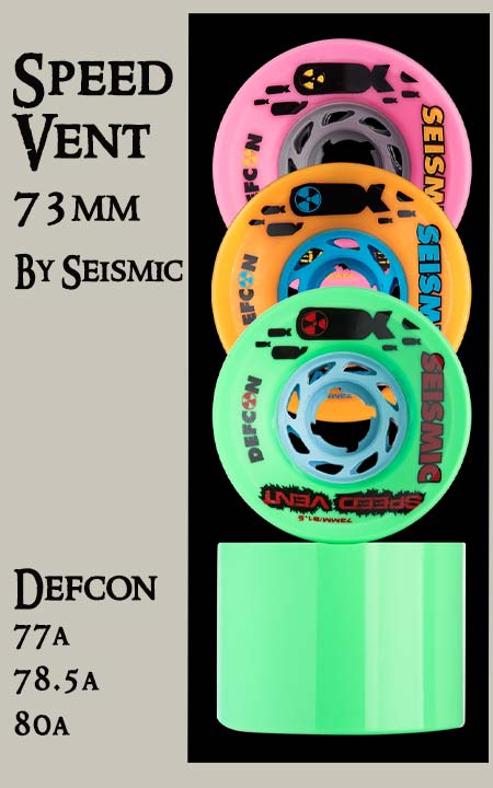 www.sk8kings.com: SEISMIC SPEED VENT WHEELS - 73mm - Defcon