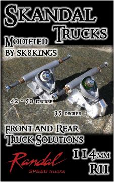 Sk8Kings Skandal - Modified Randal RII Truck - 114mm  (one truck)