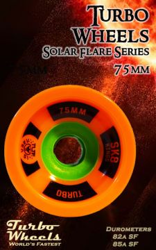 Sk8Kings - Turbo Wheels - Solar Flare Formula C-Core 75mm - 82a & 85a (2 Wheels)