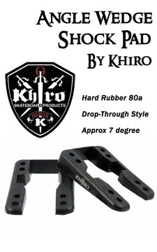 KHIRO ANGLED WEDGE SHOCK PAD - 7degree/80a  (one pad)