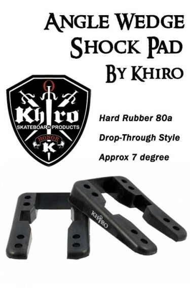 KHIRO ANGLED WEDGE SHOCK PAD - 7degree/80a  (one pad)