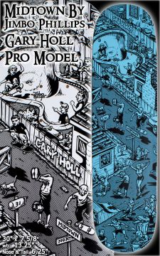 Sk8Kings Freestyle Deck - Gary Holl Pro - Midtown (Jimbo Phillips) Ltd Edition