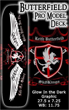 SK8Kings Freestyle Deck - Keith Butterfield Pro - 7.25 x 27.5