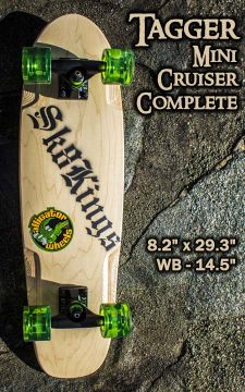 Sk8Kings Complete- Tagger - Mini-Cruiser Complete (8.2 x 29.3)