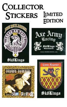 SK8KINGS LIMITED EDITION COLLECTOR STICKERS