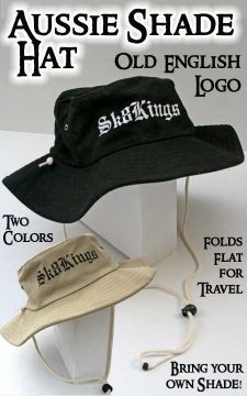 Sk8Kings Hat - Aussie Shade Hat - Old English Logo
