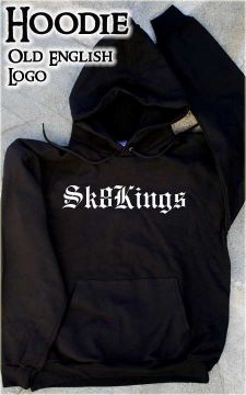 Sk8Kings Hoodie - Pullover Long Sleeve Fleece - Old English Logo