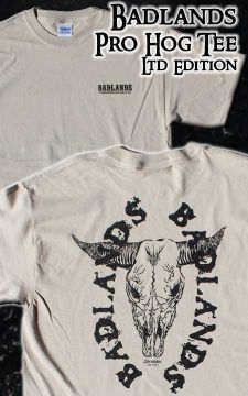 BADLANDS SKATEBOARDS - SHREDDER LOGO LTD EDITION COLLECTOR TEE