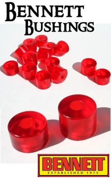 BENNETT - Bushing Set 92a Clear Red (For One Truck)