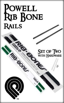 Powell RIB BONES 14.5" RAIL SET - Multiple Colors (2 rails/hw)